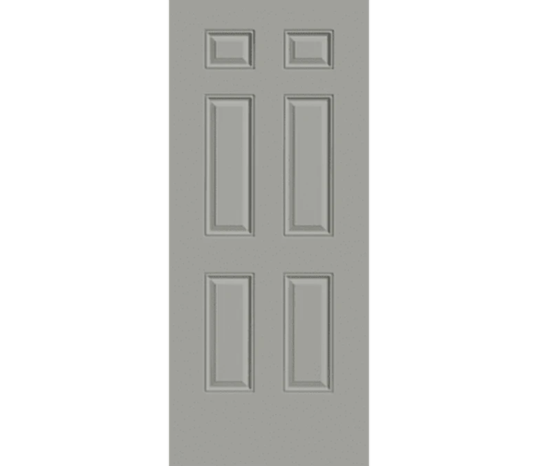 Provo 6 Panel Steel Entry Door