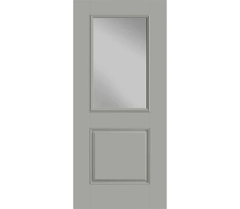 Provo Half Light 1 Panel Fiberglass Entry Door