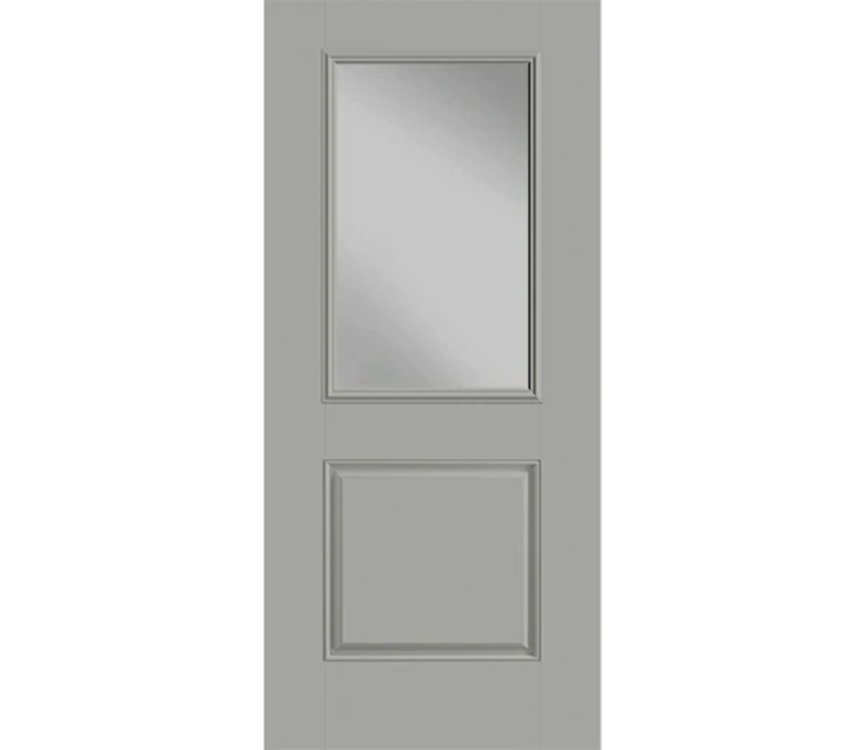Provo One Half Light 1 Panel Fiberglass Entry Door