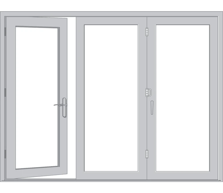 Provo Pella Architect Reserve Series Contemporary Bifold Patio Door